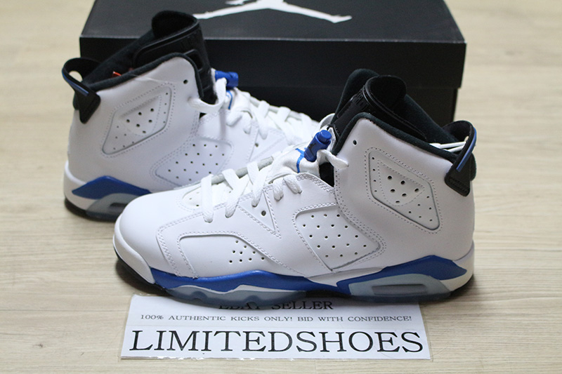 jordan retro 6 sport blue