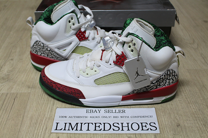 Jordan spizike green white sale red