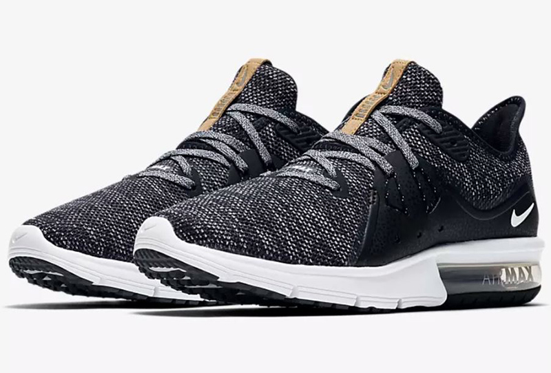 nike air max sequent 3 women's black