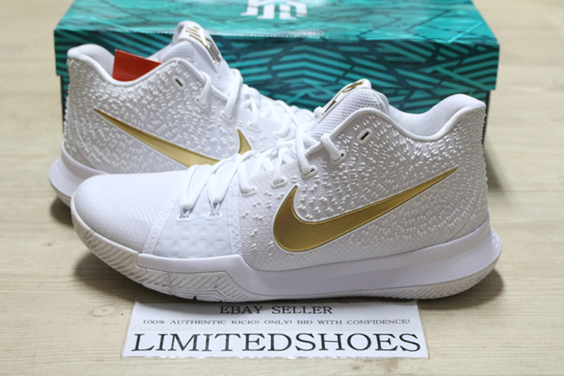 kyrie 3 white gold