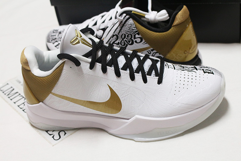 Kobe white and on sale gold